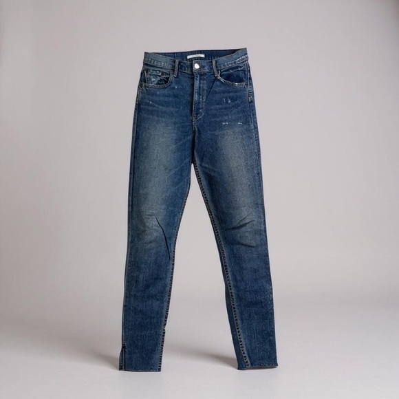 GRLFRND High Rise Distressed Skinny Jeans - Picture 1 of 11